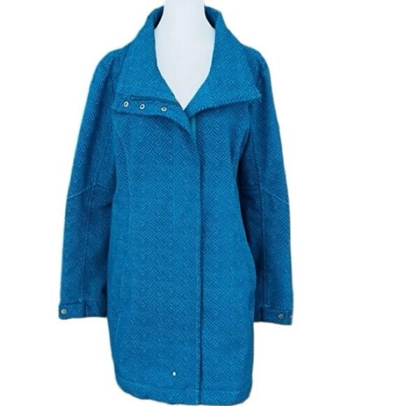 Title Nine Softshell Peacekeeper Long Jacket Coat Fleece Lined size L - Picture 3 of 11